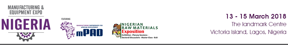 Nigeria Manufacturing & Equipment Expo Nigeria Manufacturing & Equipment Expo